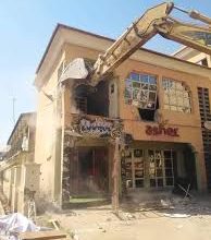 Photo of Kaduna sex party building demolished