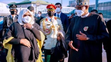 Photo of Aisha Buhari’s new pictures spark pregnancy rumour, Nigerians react
