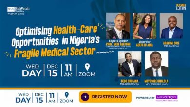 Photo of BizWatch Nigeria set to host health-care webinar December 15   N