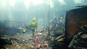 Photo of Year-end tragedy as fire destroys shops, apartments in Ilasamaja, Lagos
