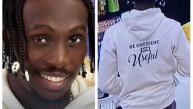 Photo of #BBNaija: House mate makes political statement with ‘Obedient’ inscription sweatshirt