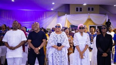 Photo of Emotion, tears flow as LAWMA’s Public Affairs Director buries husband