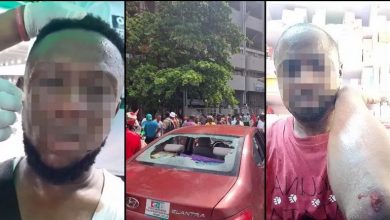 Photo of Dozens injured as suspected party thugs unleash mayhem on LP supporters at Peter Obi Lagos rally 