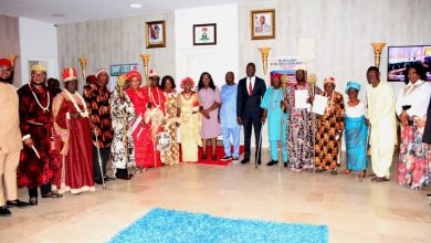 Photo of Take bribes, be humiliated by your subjects – Gov Nwifuru charges Royal Fathers, gives staff of office to four