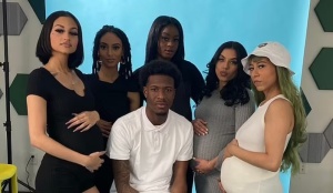 Photo of American impregnates five women, holds joint baby shower
