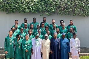 Photo of AFCON 2023: Tinubu confers MON award of Super Eagles players