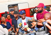 Photo of Sanwo-Olu conducts test run of Red Line train, inspects rail facilities ahead of commissioning 