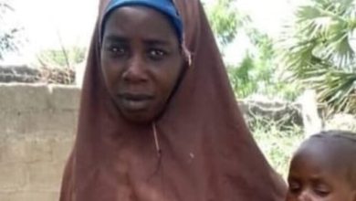 Photo of Pregnant Chibok girl with kids rescued after 10years in captivity
