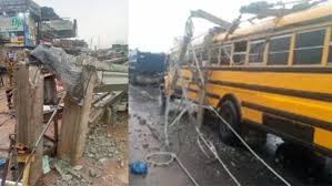 Photo of Rain wreaks havoc, destroys electrical poles, vehicles in Ogun