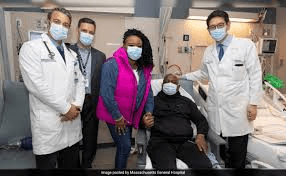 Photo of Patient with transplanted pig kidney discharged from US hospital