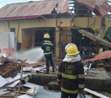 Photo of Two killed, three injured as gas explosion rocks Lagos 