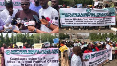 Photo of BREAKING: Protesters storm Presidential Villa, National Assembly over Sanusi’s reinstatement as Emir of Kano