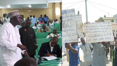 Photo of Massive protest erupts in Kano, as marchers demand Emir Sanusi’s removal