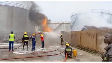 Photo of Fire guts NNPCL depot at Apapa, Lagos