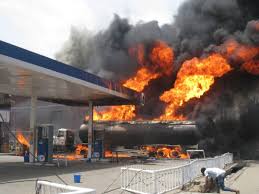 Photo of Fuel tanker explodes at Lagos filling station