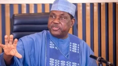 Photo of ‘Return to your Christian roots,’ SGF Akume’s wife pleads after his marriage to Ooni’s former Queen