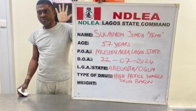 Photo of Court remands alleged drug baron, Temo, for 14 days