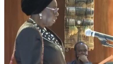 Photo of ‘Is there office of First Son?’ Nigerians query Seyi Tinubu’s presence at Kekere-Ekun swearing-in as CJN 