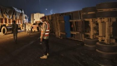 Photo of Motorists stranded, one dead in Lagos-Ibadan Expressway multiple accidents