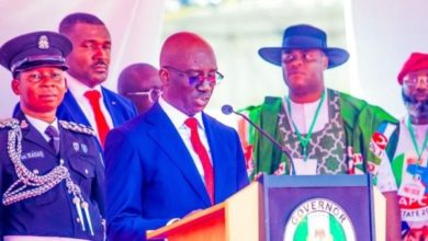 Photo of Anybody who doesn’t like Okpebholo should go to hell, burn to ashes, Edo APC Chair tells critics of Gov’s budget presentation