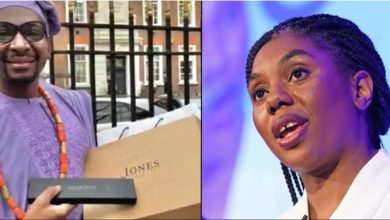 Photo of UK-based Nigerian replaces Kemi Badenoch’s brother’s ‘stolen shoes, wristwatch’