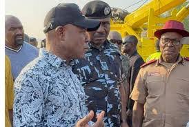 Photo of Gov Mbah visits tanker explosion scene, tasks FRSC on enforcement of anti-spill locks