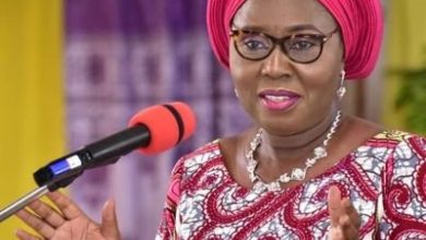 Photo of Akeredolu’s widow condemns demolition of Owo church attack monument, says it’s ‘an act of moral bankruptcy’