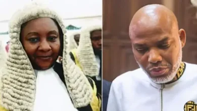 Photo of Nnamdi Kanu and the trial of Justice Binta Nyako & others, By Ugo Onuoha