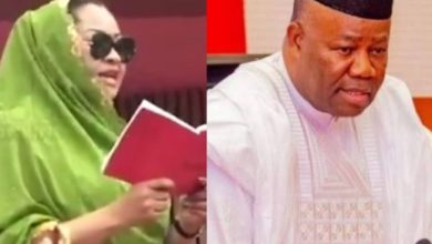 Photo of Natasha: Akpabio as judge in his own case finds self, guilty