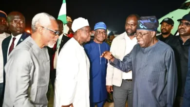 Photo of Finally, Tinubu returns to Nigeria after 20-days ‘working visit’ to Europe