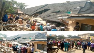 Photo of My son who died in Lagos building collapse scored 320 in UTME — Driver