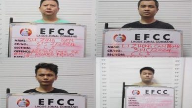 Photo of JUST IN: Lagos Court jails 14 Chinese nationals for cyber terrorism, internet fraud