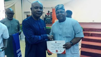 Photo of Ebonyi NUJ, media stakeholders laud Oko’s induction as NGE Fellow