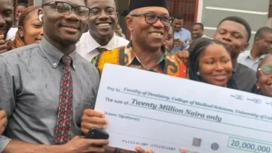 Photo of Peter Obi donates N20 million to save UNICAL dental students from expulsion