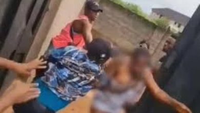 Photo of Gov Soludo’s security operatives assault, strip female corps member in Anambra