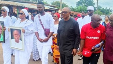 Photo of Remains of football legend, ‘Chairman’ Christian Chukwu, laid to rest in Enugu
