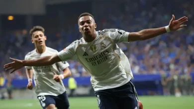 Photo of Mbappe scores twice as Real Madrid thrashes Oviedo 3-0
