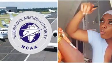 Photo of Aviation authority meets Ibom Air passenger Comfort Emanson, crew members