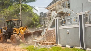 Photo of Edo govt demolishes four houses linked to cultists