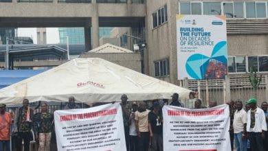 Photo of BREAKING: Ex-soldiers resume protest over unpaid benefits