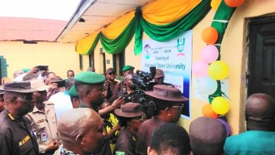 Photo of NOUN commissions 15th Special Study Centre in Abakaliki Custodial Centre with 28 pioneer students