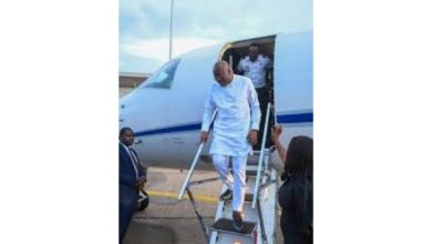 Photo of At last, reinstated Rivers Governor Fubara lands in Port Harcourt