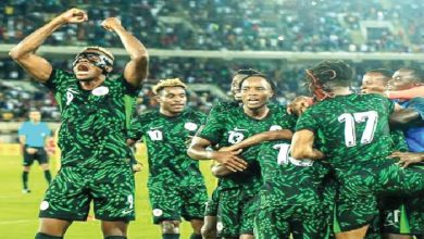 Photo of JUST IN: Super Eagles beat Rwanda with a lone goal to keep slim hope alive for World Cup qualification 