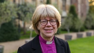 Photo of A woman in Canterbury Cathedral: Wither Anglicanism?