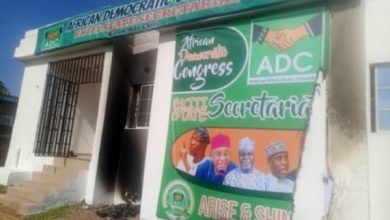 Photo of BREAKING: Tension as political thugs raze down down ADC secretariat, disrupt inauguration of EXCO