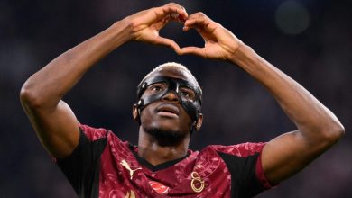 Photo of Top-form Osimhen scores his first Champions League hat-trick