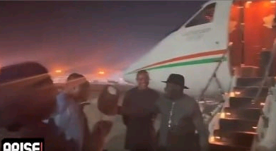Photo of Former President Jonathan back to Nigeria after Guinea-Bissau military coup