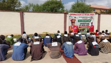 Photo of 39 suspected terrorists fleeing Sokoto after US airstrikes nabbed in Ondo