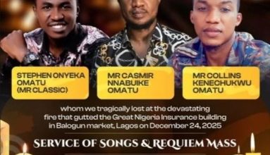 Photo of Pain, anguish as family loses three sons in Lagos market disaster