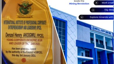 Photo of Nigeria’s top mining guru Akogwu, honoured with Young Leader Award 2025